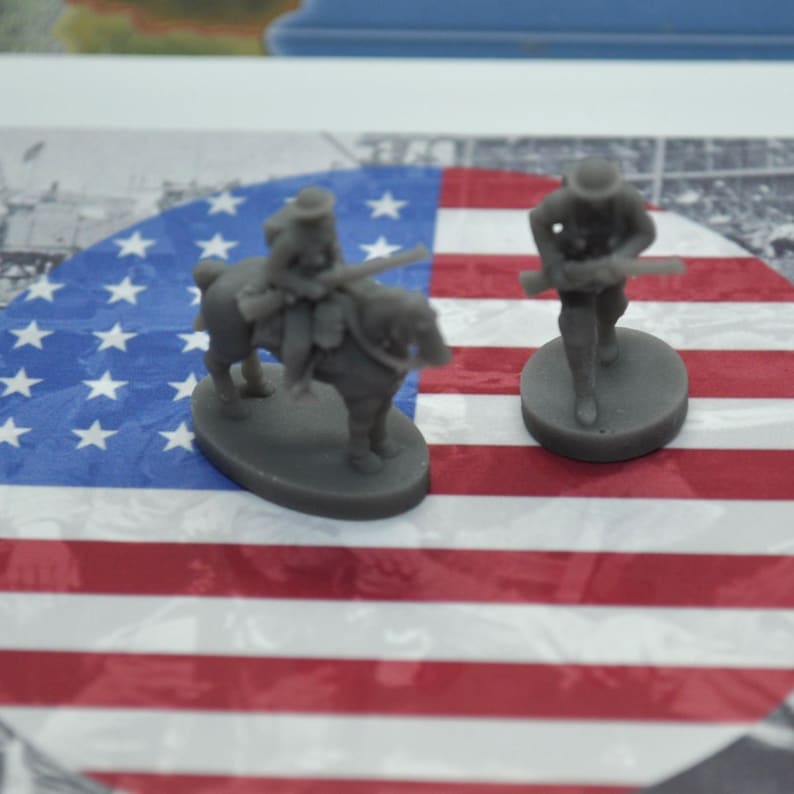 3D Printed WW1 US Cavalry (x10) image 3