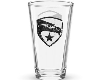 GI Joe Real American Hero Logo Shaker vaso de pinta