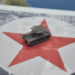 3D Printed WW2 Russian T-26 Light Tank (x10)
