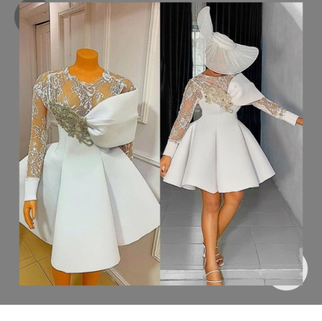 white midi cocktail dress