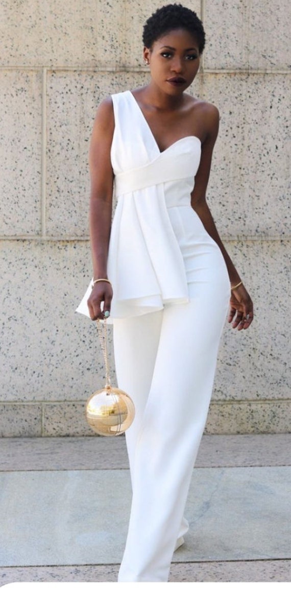 Discover 80+ white dressy jumpsuit latest - ceg.edu.vn