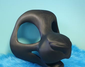Toony small feline 3D printed head base
