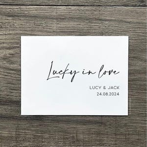 Enveloppe personnalisée pour cartes à gratter