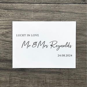 Enveloppe personnalisée pour cartes à gratter