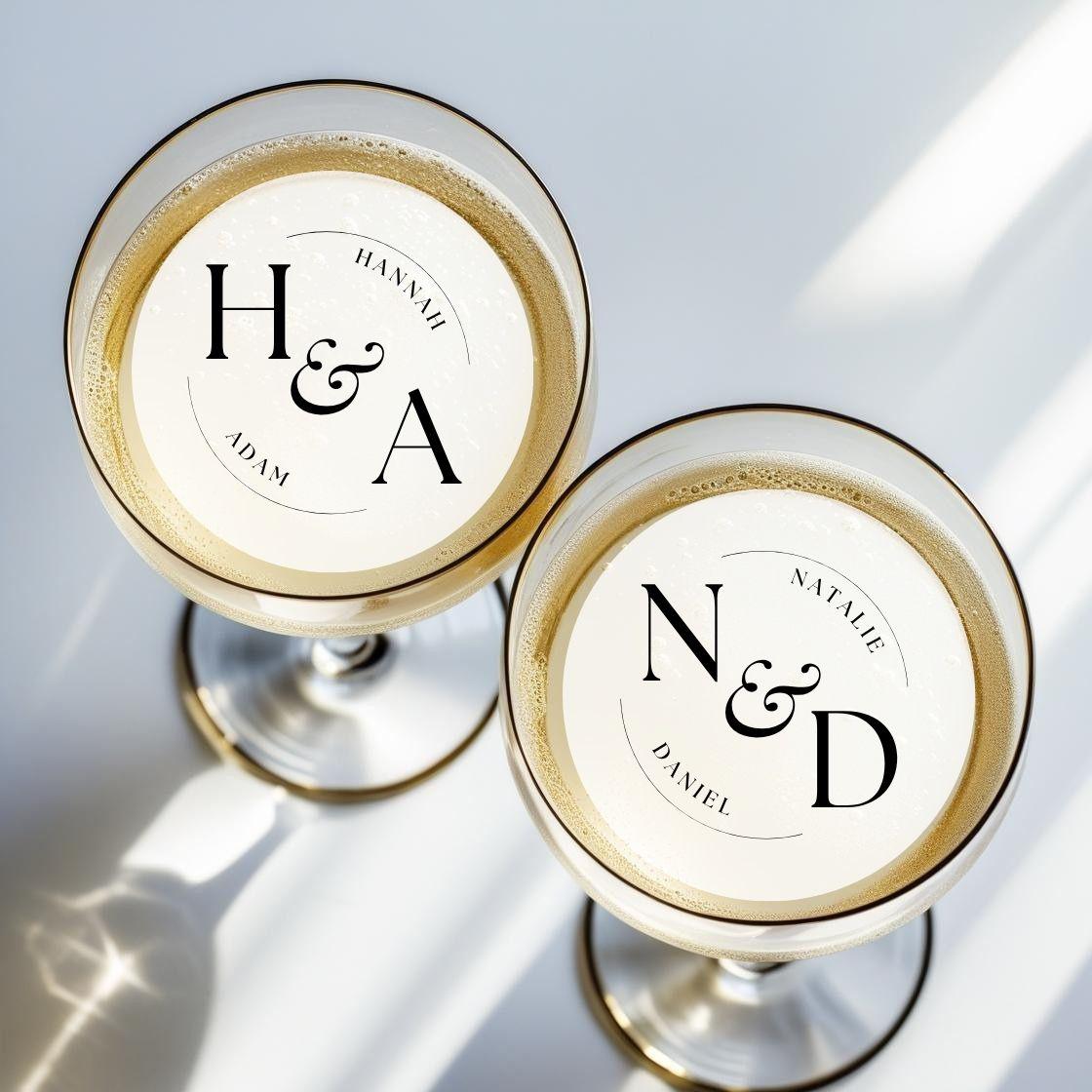Personalised Party Drink Toppers Premium Wafer / Hen Party Birthday Event Cocktail Toppers premium wafer / Choice of sizes