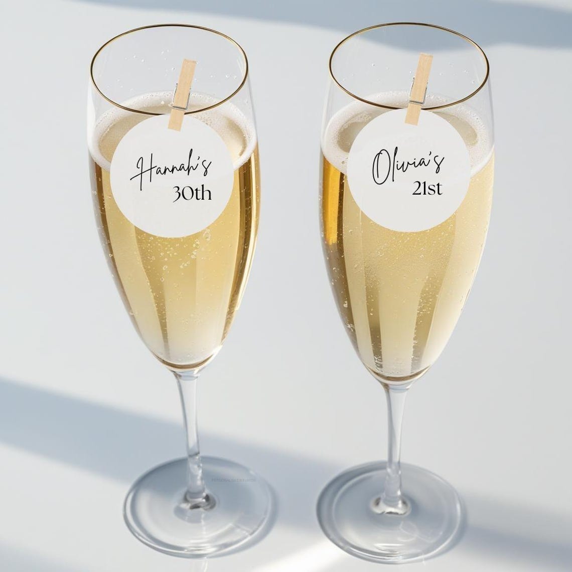 Personalised Party Drink Toppers Premium Wafer / Hen Party Birthday ...