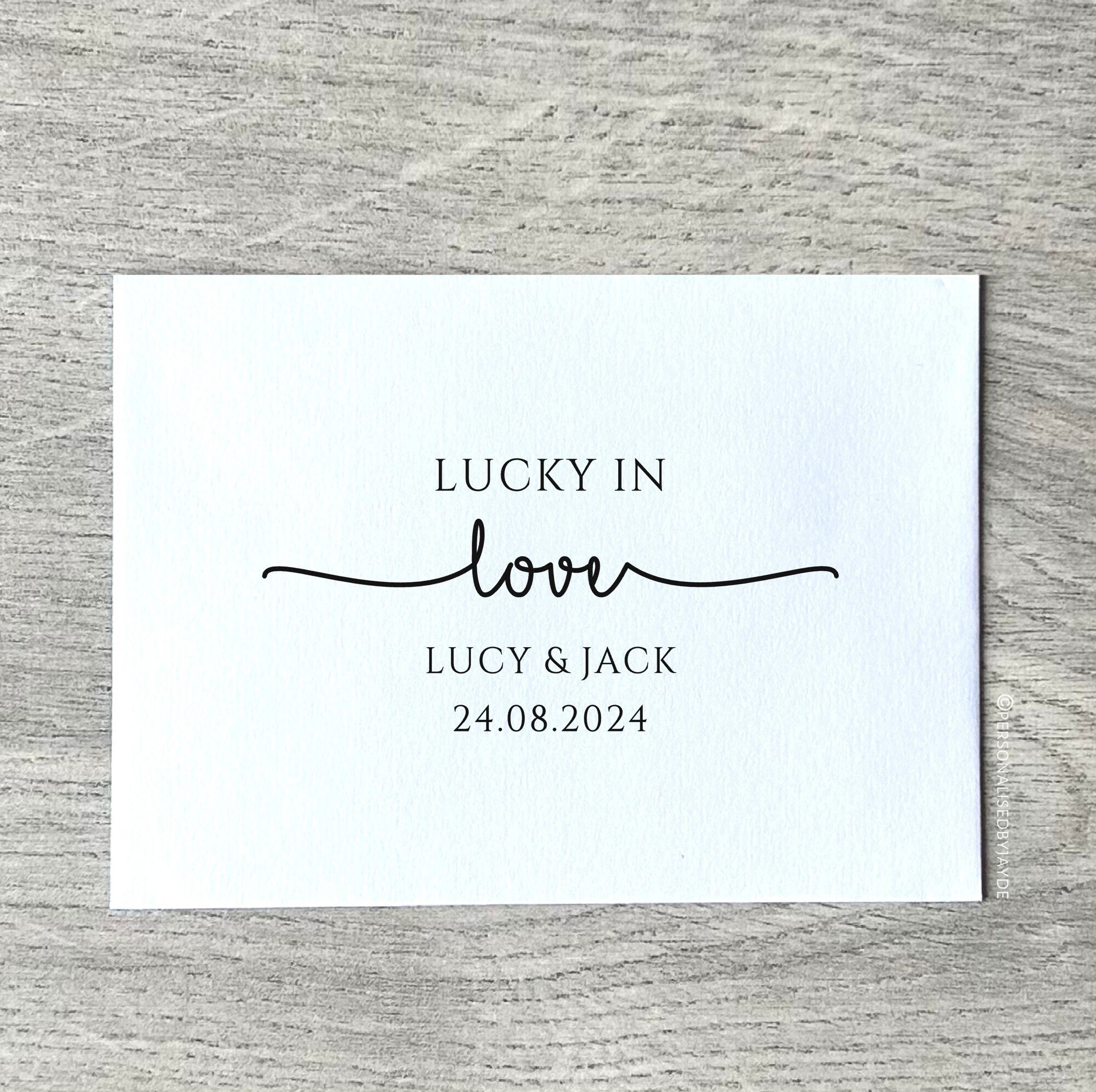 Personalised Scratch Card Envelope Etsy UK