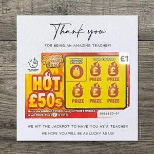 Porte-cartes à gratter pour professeur