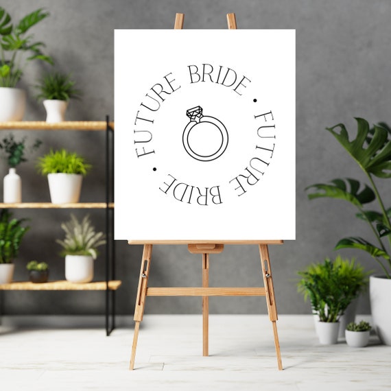 Personalized Bridal Shower Backdrop, Future Mrs. Wedding Banner, Custom Floral Bridal Tapestry, Engagement Announcement Sign, Photo Booth