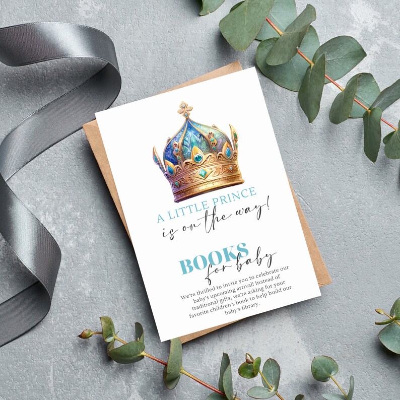 Editable Blue Boy Baby Shower Invitation Bundle Template - Little ...