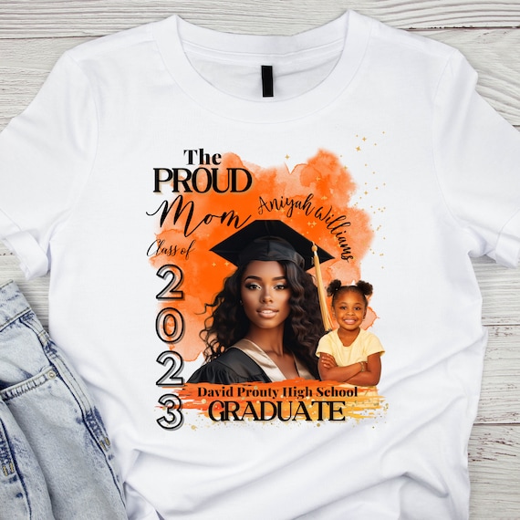 Graduation T Shirt Design, Editable in canva, 2023 Graduation Proud Mom,Dad, Family Shirt, Instant Download, School Graduation Tee #GRDT