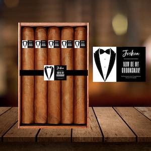 Wedding Cigar Bands for Groomsmen, Best Man Proposal,  Cigar Labels for Wedding Day, Cigar Proposal, Personalized Groomsmen Gift