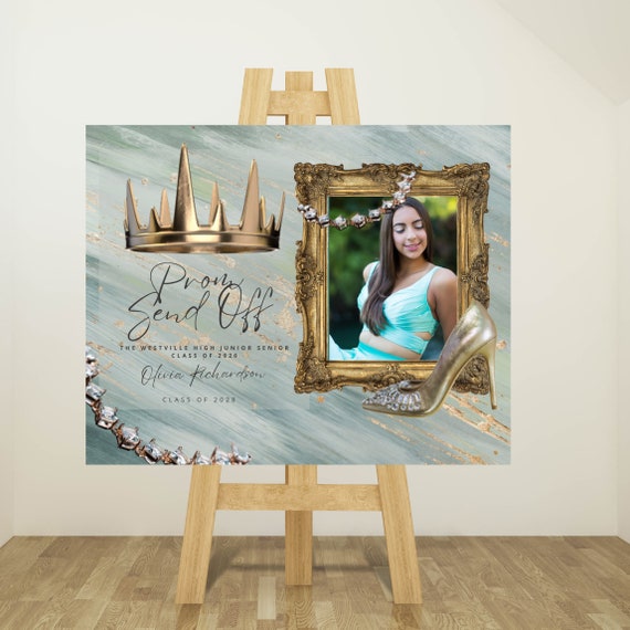 Prom Send Off Party Welcome Sign, Prom Printable Signs, Prom Night Event Tapestry, Prom Party Banner, Instant Download, #PPTG