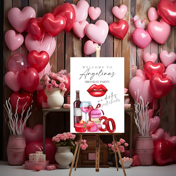 Ladies Night Welcome Sign, Girls Night Banner, Galentine's Day Printable, Bachelorette Decor, Girls Night In Signs, Birthday Party Decor