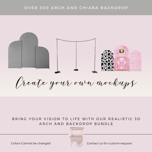 Balloon Artist Backdrop Bundle, 300+ Transparent PNG, 3D Scene Creator for Balloon Business,  Ultimate Balloon Business Mockup Creator #BAB