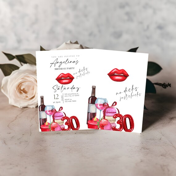 Ladies Night Invitation Template - Girls Night, Galentine's Day, Bachelorette Party, Girls Night In Birthday, Chic Birthday Party Invite