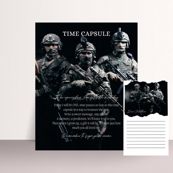 Video Game Birthday Time Capsule Sign, Gaming Birthday Printable, Gamer Printable Time Capsule , Print and Download, #GWT