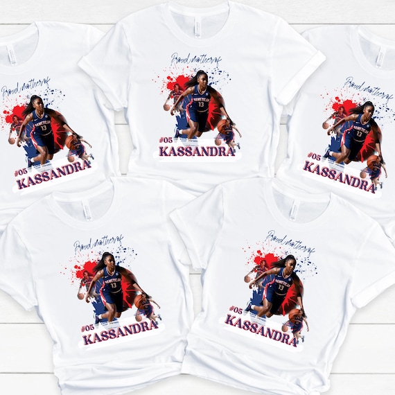 Custom Basketball Player Photo T-Shirt | Personalized Family Matching Shirts | Custom Sports Fan Gift | Basketball Team Apparel