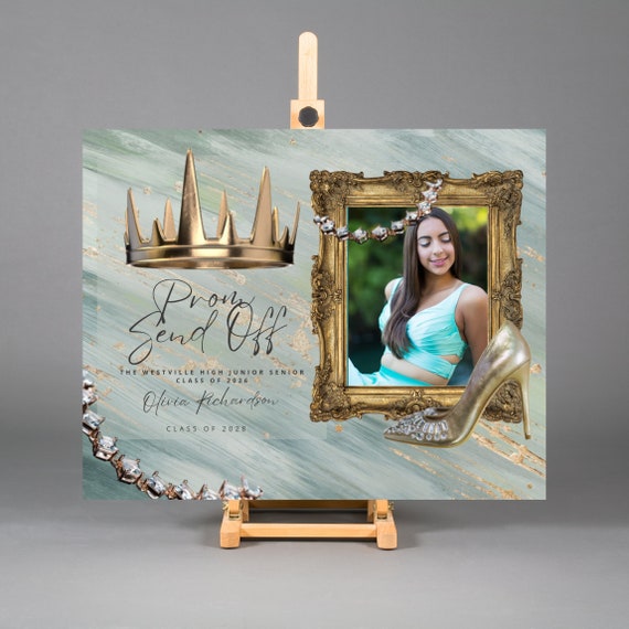 Prom Send Off Party Welcome Sign, Prom Printable Signs, Prom Night Event Tapestry, Prom Party Banner, Print and Digital, #PPTG