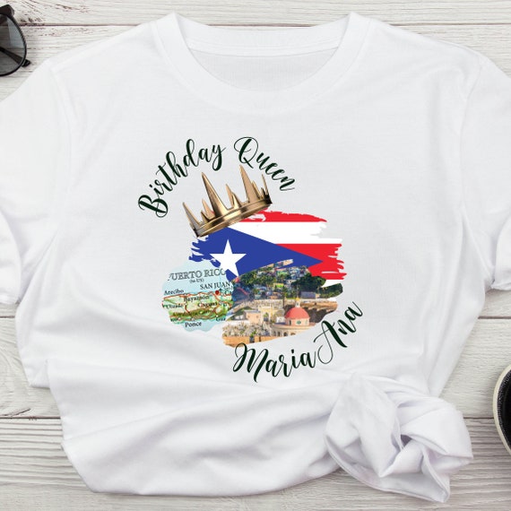 Puerto Rico Birthday TShirt , Editable San Juan Birthday Shirt, Puerto Rico Skyline Tshirts, Print and Digital , #PRSJ