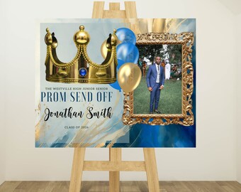 Prom Send Off Party Welcome Sign, Prom Printable Signs, Prom Night Event Tapestry, Prom Party Banner, Instant Download, #PPBG