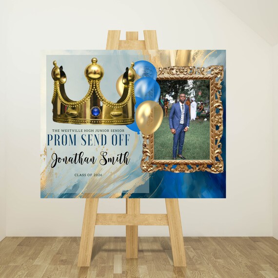 Prom Send Off Party Welcome Sign, Prom Printable Signs, Prom Night Event Tapestry, Prom Party Banner, Instant Download, #PPBG