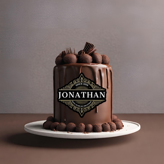 Custom Whiskey Cake Topper, Personalized, Edible, and Perfect for Birthdays! - Unique Decor for Whiskey Lovers, Customizable Cake Decoration