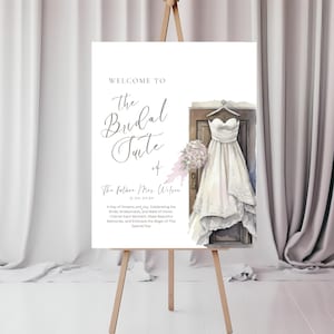 Custom Bridal Suite Welcome Sign | Elegant Bride, Bridesmaids, Maid of Honor Sign | Personalized Wedding Suite Decor | Wedding Day Decor