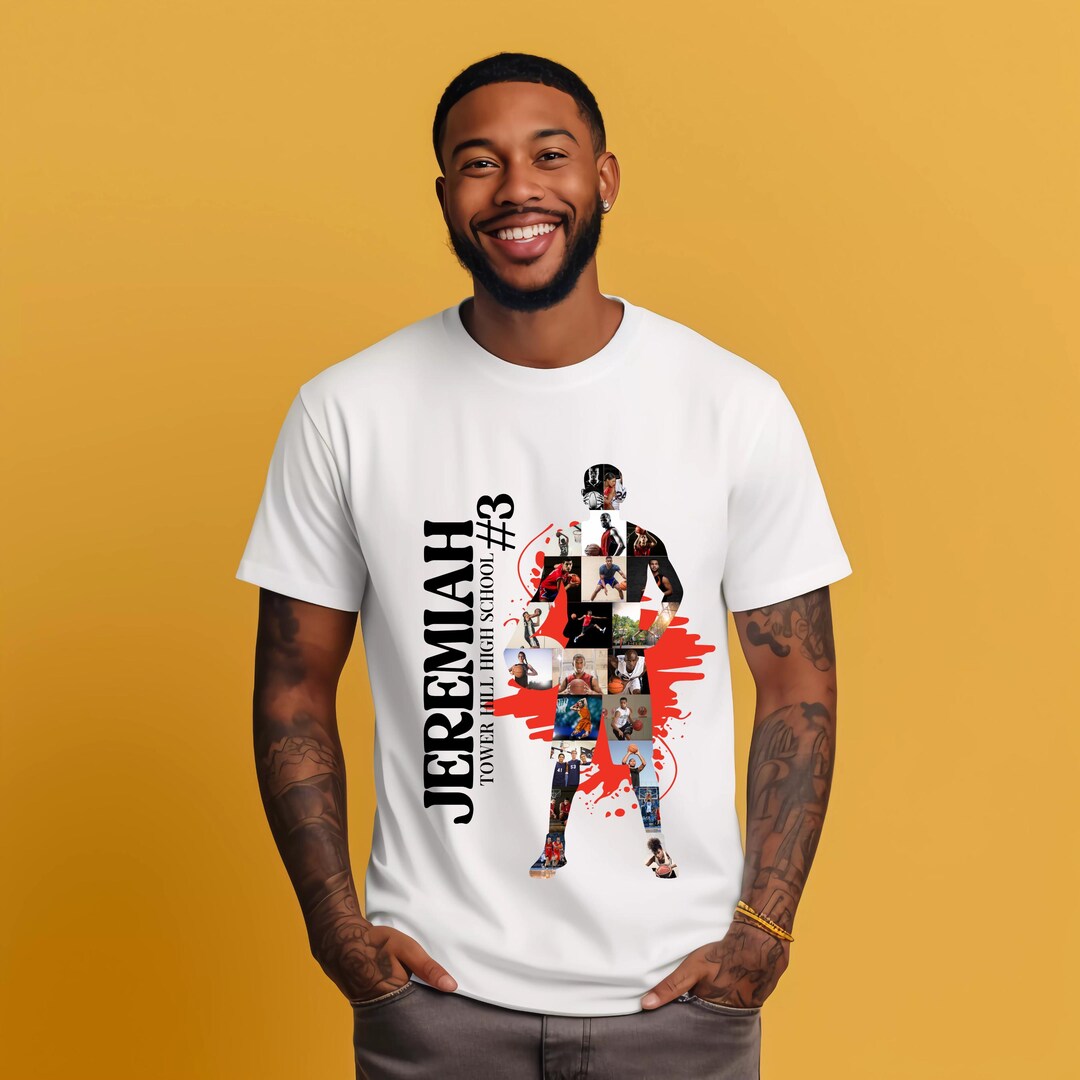 Custom Photo Basketball Shirt Personalized Basketball Team Shirt
