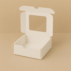 4&quot;x4&quot;x1.25&quot; Box with Hinge Lid, SVG, Template, Cricut