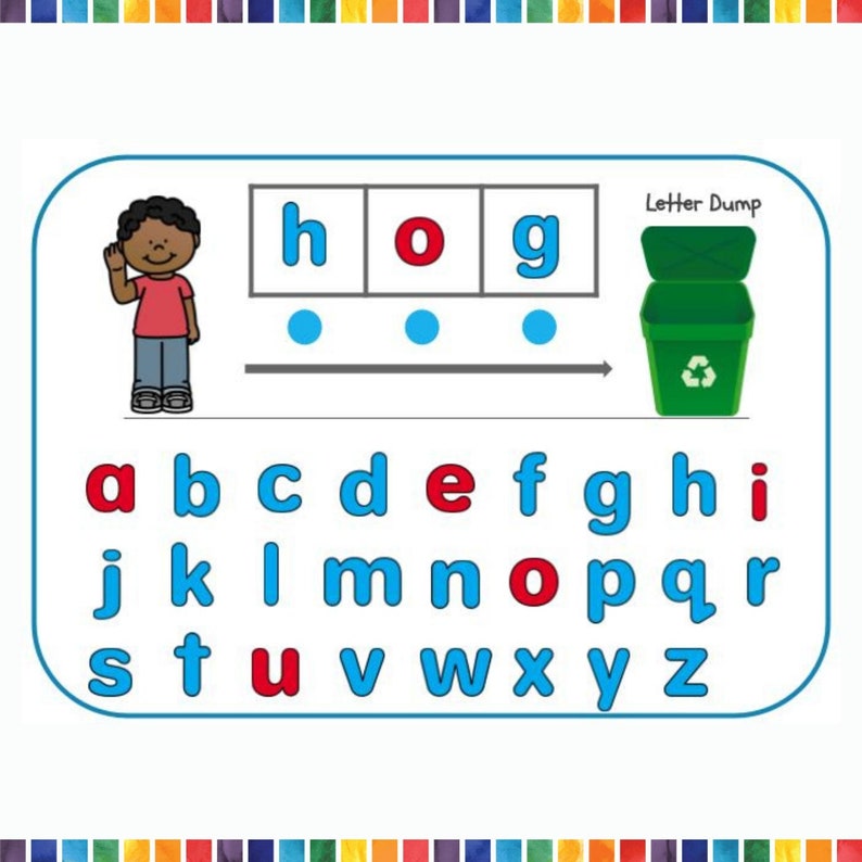 Word Chains CVC 9 Phonics Word Work UFLI Inspired Digital