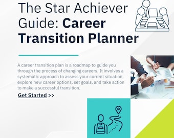 Career Transition Planner – Star Achiever Workbook (PDF Format)