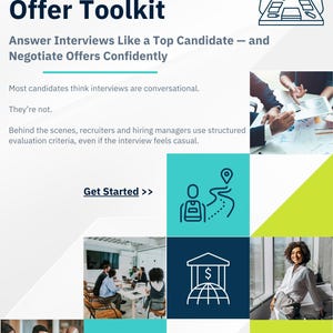 Verktygslåda för intervju + jobberbjudande + löneförhandling godkänd av rekryterare [PDF-nedladdning] Ett måste för din nästa intervju