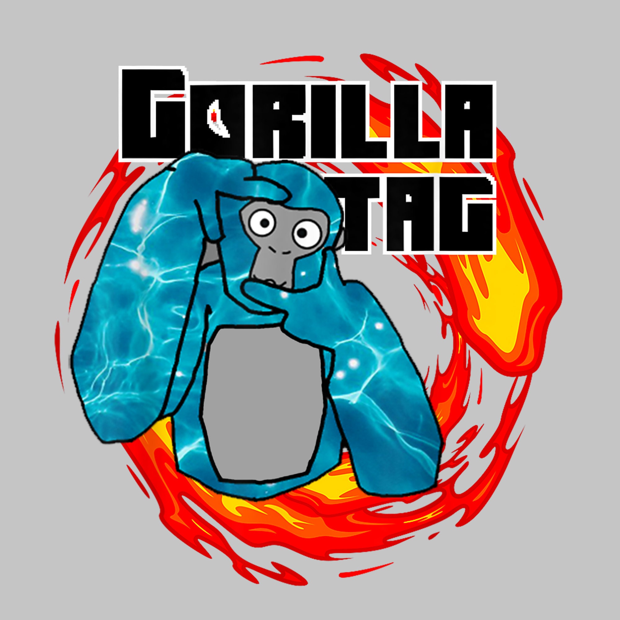 Gorilla Tag Video Game PNG Image Wrap for 20oz (Instant Download) 