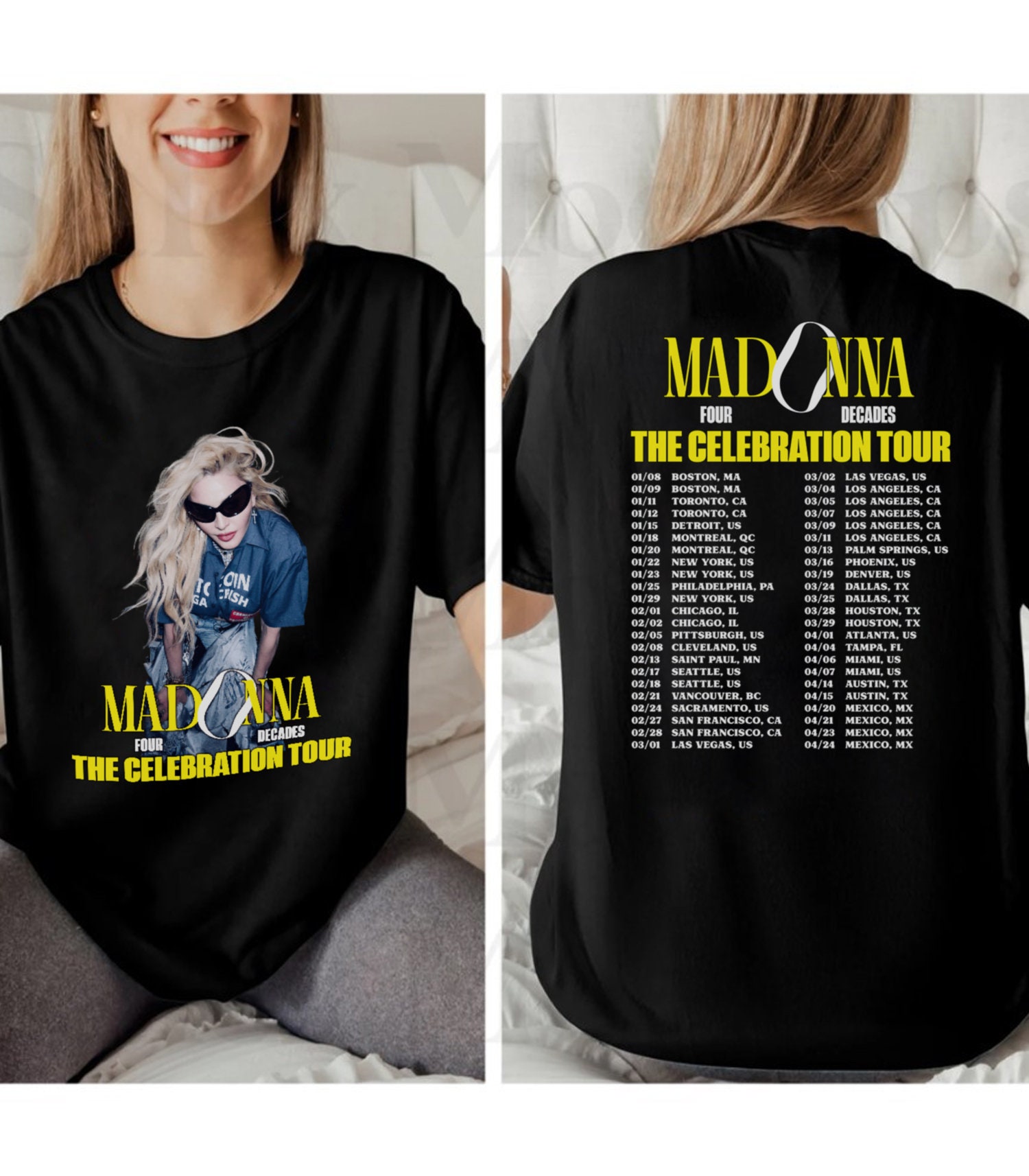 Madonna The Celebration Tour 2024 Sweatshirt