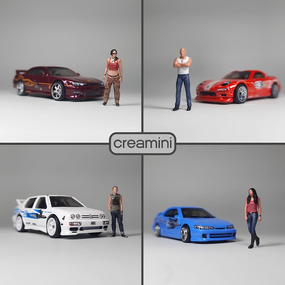 Fast and Furious Family 1 1:64 Scale Handpainted Figure Set - Etsy