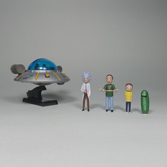 Ricb and Morty フィギュアセット Rick and Morty 1:64 Scale Handpainted Figure Set - Etsy