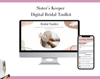 Anpassningsbart digitalt bröllopsplaneringskit | Bröllopsmall (PowerPoint)