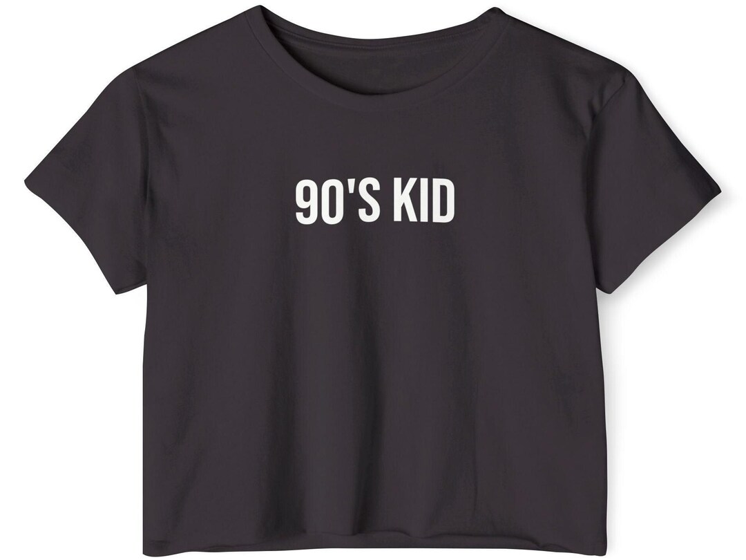 90s Kid Rave Crop Top, Nostalgic Y2K Raver Clothing, Festival Top for