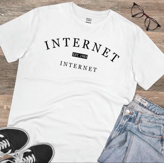 Internet Established 1983 T shirt for Women Men Internet City T Shirt Funny Online Web Net Cyber Tee Joke Meme Bday Gift for Millennial Est Etsy Australia