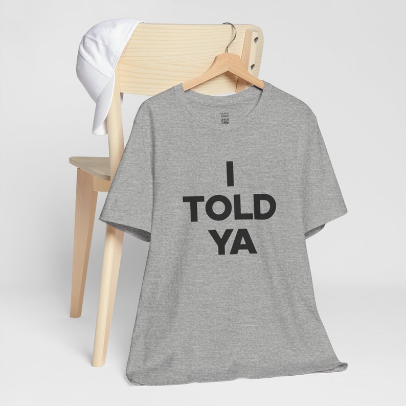 I TOLD YA Shirt, Zendaya Challengers T-Shirt for Women Men, Movie Gift, Clothing for Tennis Lover, Boyfriend Girlfriend Tshirt, JFK Jr Tee image 5