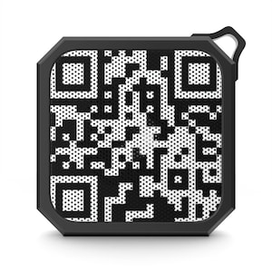 PROPAGNDA Blackwater Outdoor Bluetooth Speaker, Wireless Bluetooth Speaker, QR Bluetooth Sound System, Black Waterproof Bluetooth Speaker