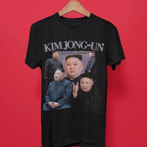 Dear Leader T-Shirt for Men Women, Hilarious Ironic Retro Tee, Quirky Offensive Gag Gift Funny Shirt Political Satire Tee Absurd, Propaganda