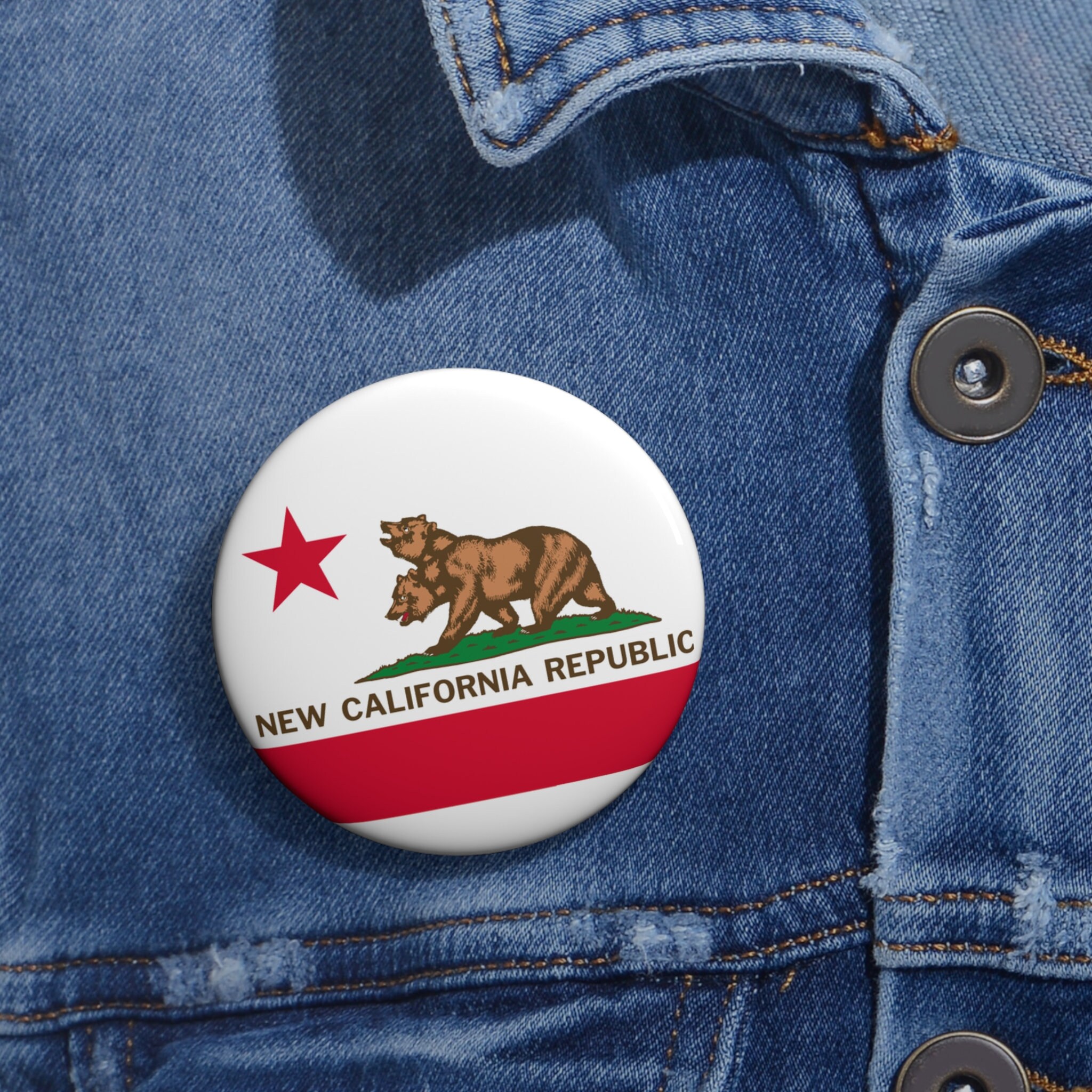 New California Republic Pinback Button Badge, Funny NCR Button Pin 1 2 ...