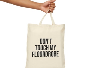 Floordrobe Tote Sack, Messy Clothing Organizer Funny Present Unorganized Rebellious Teen Joke Gift for Teenage Girl Boy Gag Gift Storage Bag