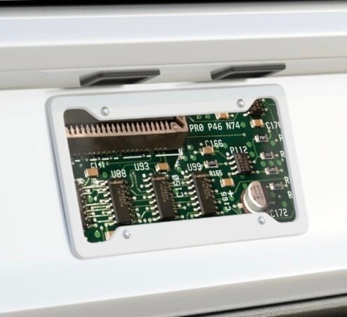 PCB License Plate Circuitboard Vehicle Decor Motherboard Car - Etsy