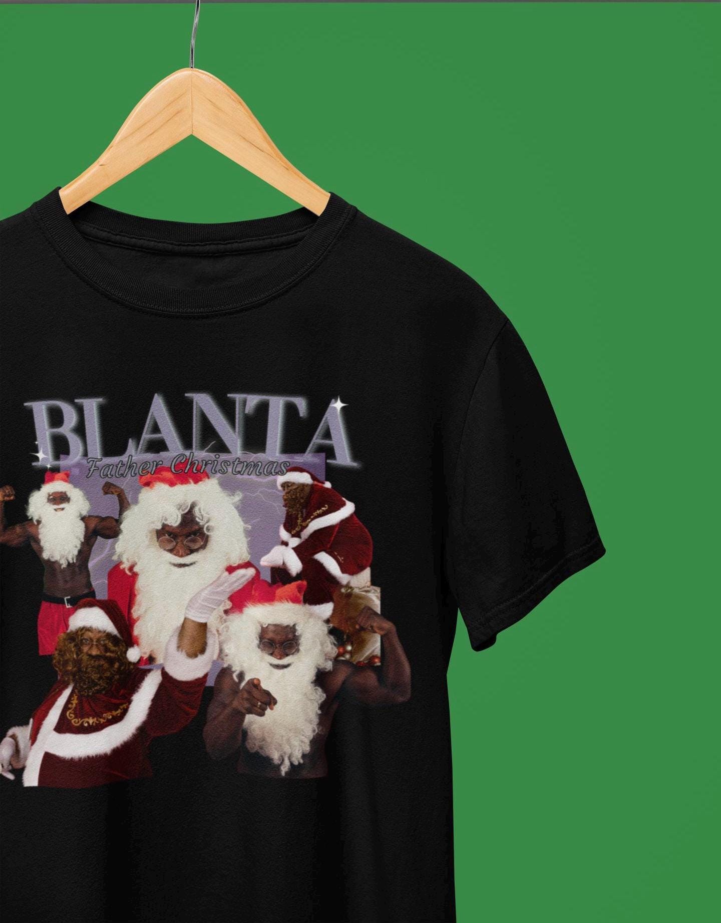 Blanta Retro Christmas T-shirt for Men Women, Offensive SNL Joke 