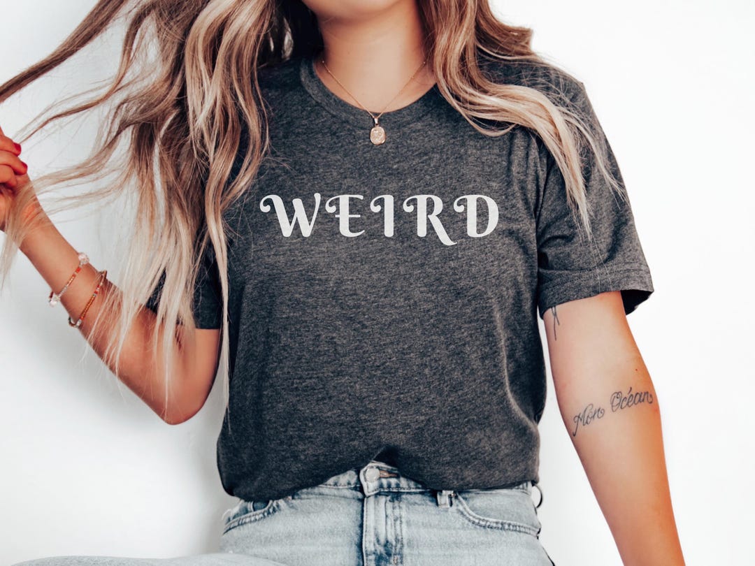 Weird T-shirt, Quirky T Shirt for Women, Men, Funny Weirdcore Tee, Alt ...