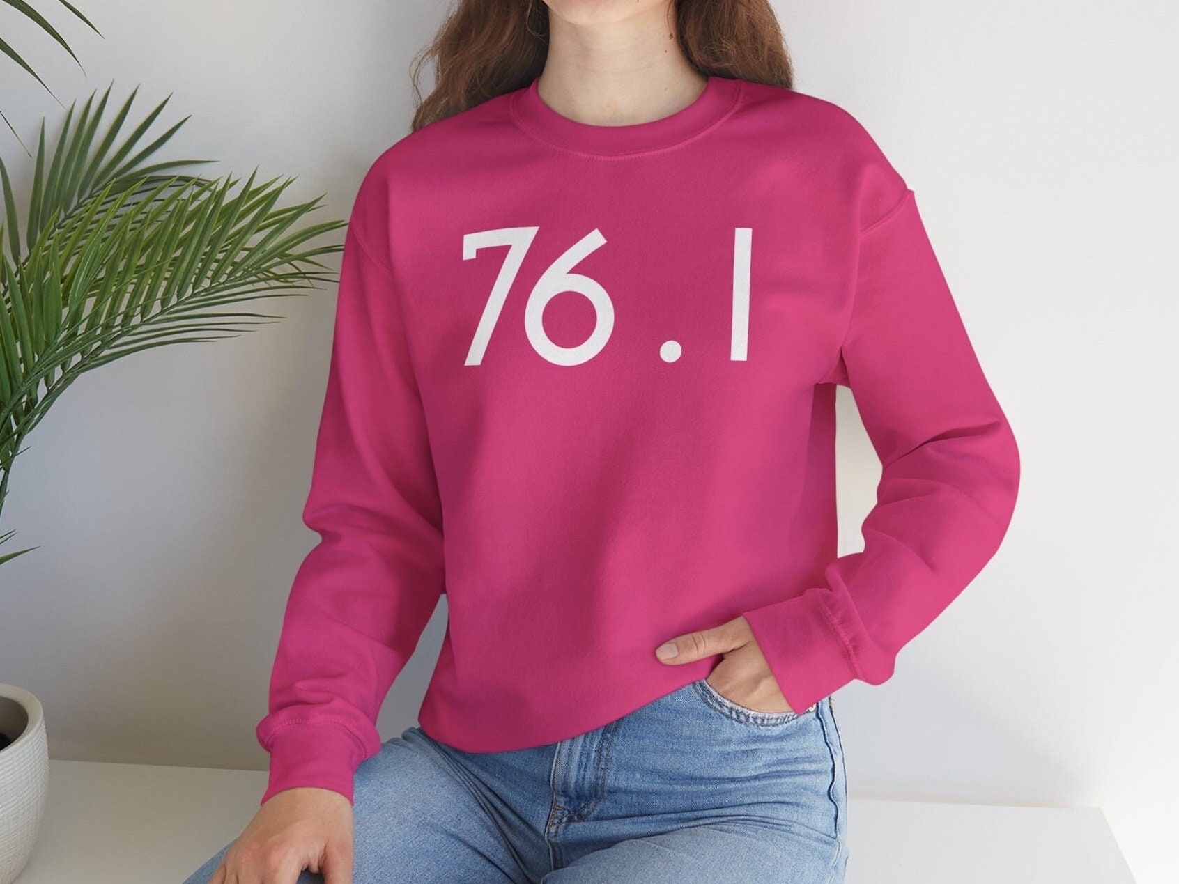 76.1 スウェットシャツ、チェーンソーマンのパワーピンク