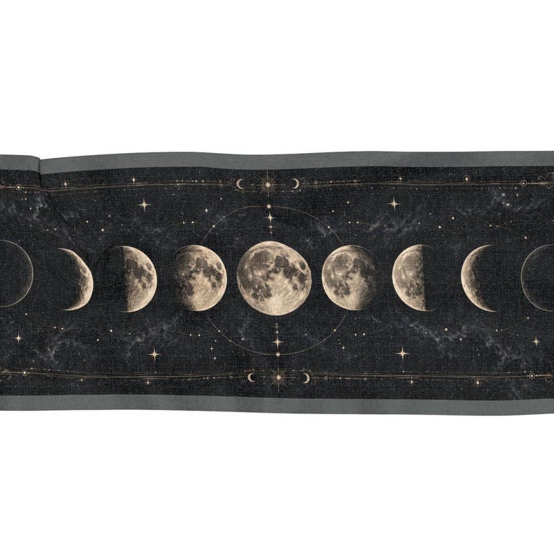 Moon Lunar Phase Scarf - Etsy